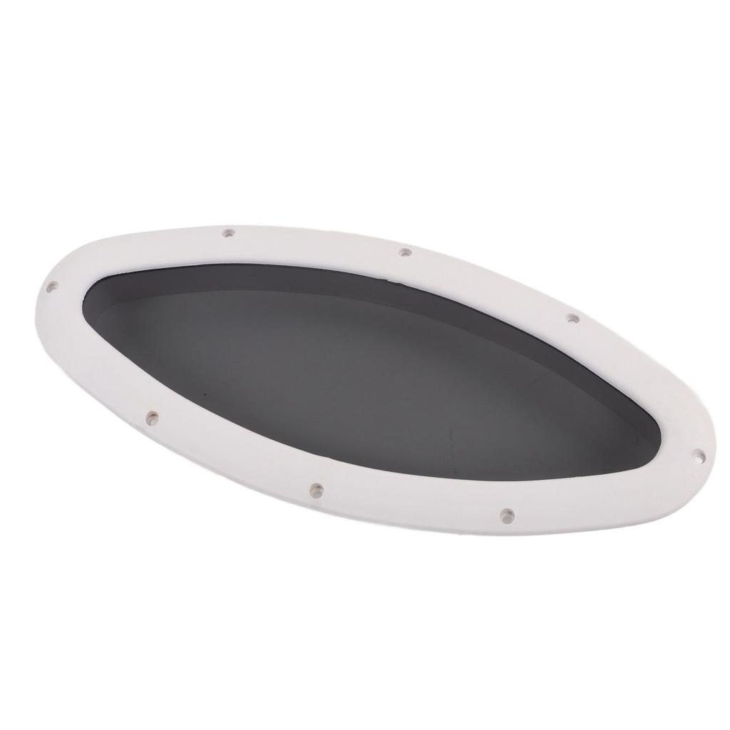 465x200mm Oval Portlight Window Anti UV Waterproof Marine Hatch Porthole for Yacht Boat Cabin Storeroom Conference Room