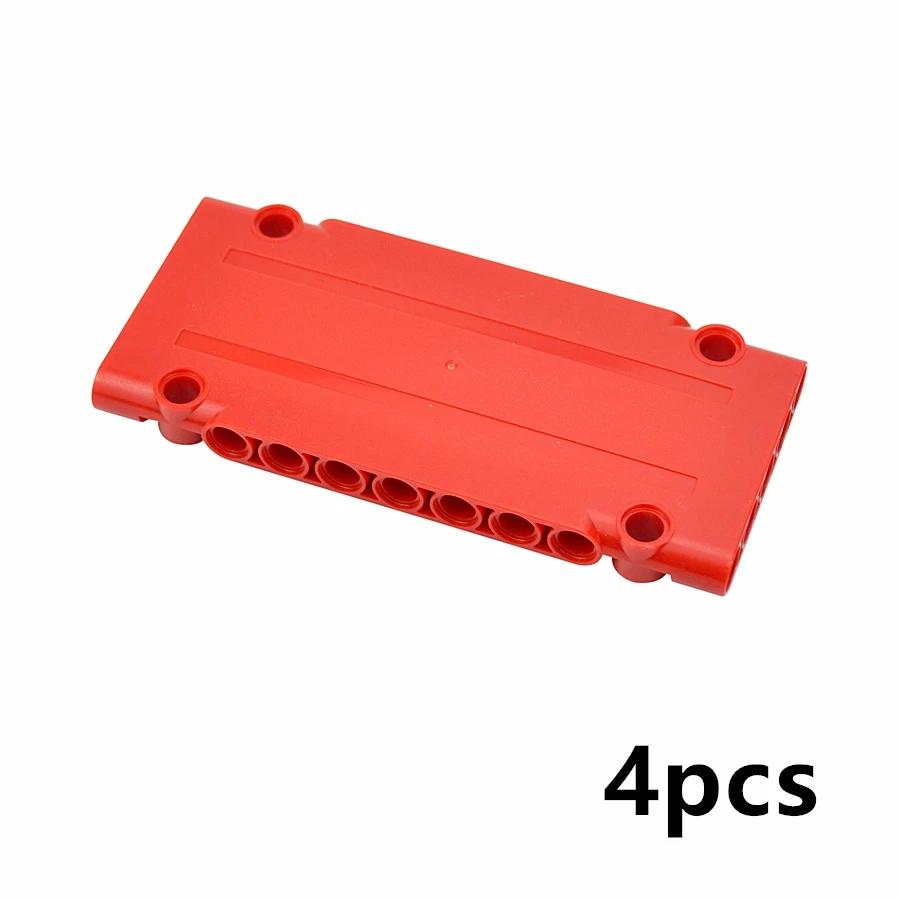 Technical Brick Bulk Modular Toy For MOC High-Tech 4Pcs Particles Panel Plate 5 x 11 x 1 Holes Constructing Blocks 64782 15458