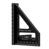 3D Multi Angle Msuring Ruler 45 90 Degree Aluminum Alloy Woodworking   Protractor Miter