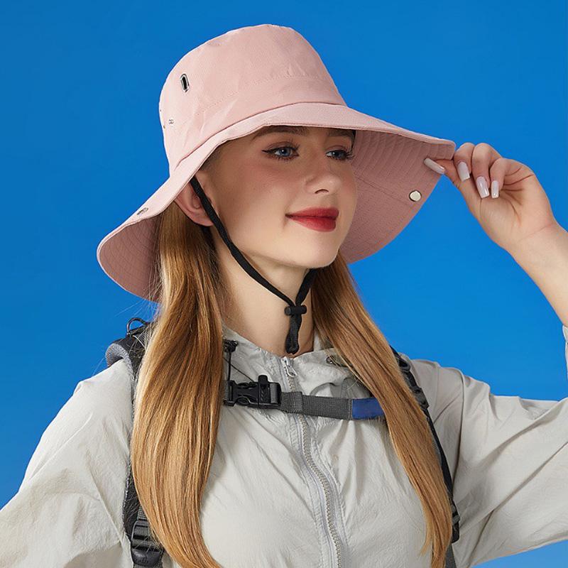 Waterproof Outdoor Sun Hat Men's Summer Sunscreen Fisherman Hat Women Mountaineering Hat