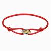 Luxury Classic Three-color Stainless Steel Circle Ring Rope Weaving Adjustable Couple Bracelet for Women Men Jewelry Gift