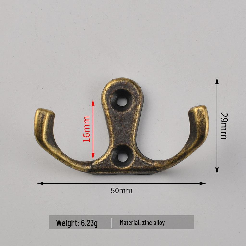 Modern Dual Hook for Wardrobes, Kitchens & Bathrooms – Wall Mounted Coat & Hat Hanger