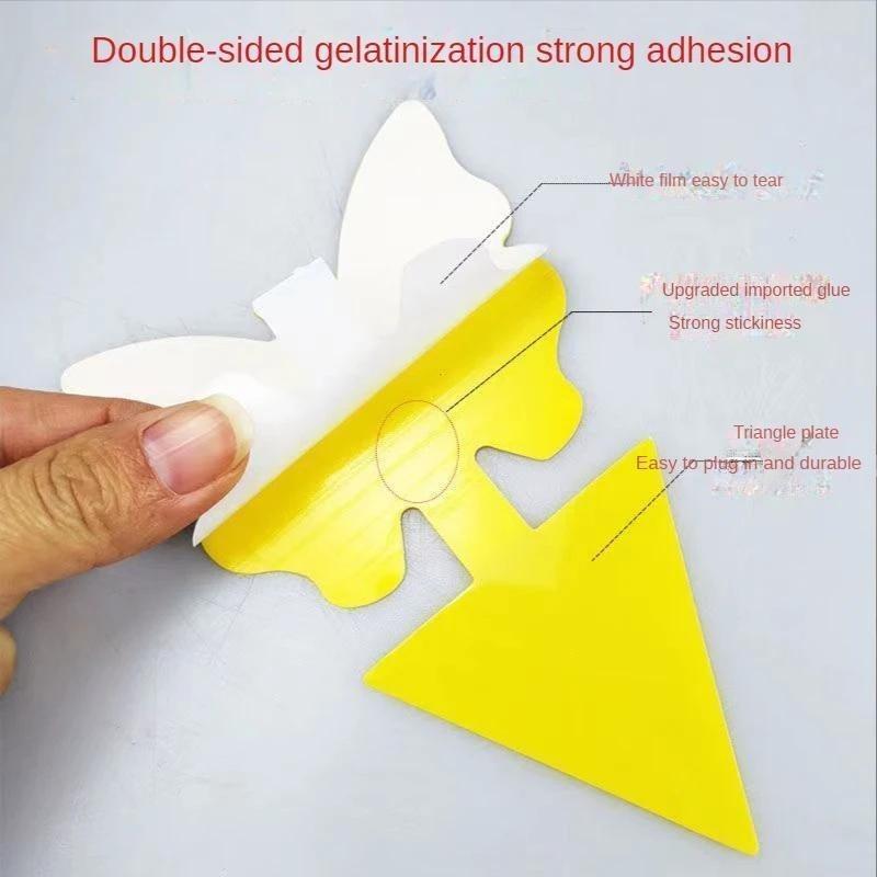 Wasserdichte Trauermückenfallen Schützen Die Pflanze Gelbe Klebrige Insektenfallen Ungiftige und Geruchlose Insektenfallen für Gartenpflanzen Küche