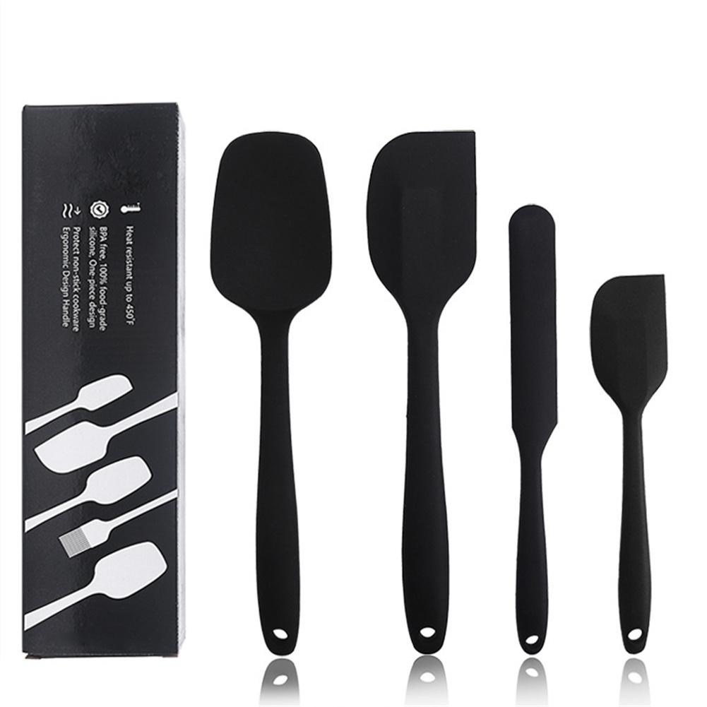 Silicone Integrated Baking Spatula Set Cream Spatula Bakery Tool Kitchen Accessories