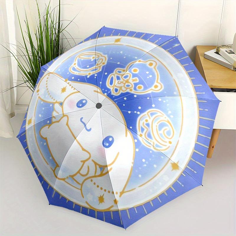 

1pc Magical Moonlit Adventure Umbrella with Plastic Handle,Suitable for All Seasons Home Travel Outdoor UmbrellaSanlio200