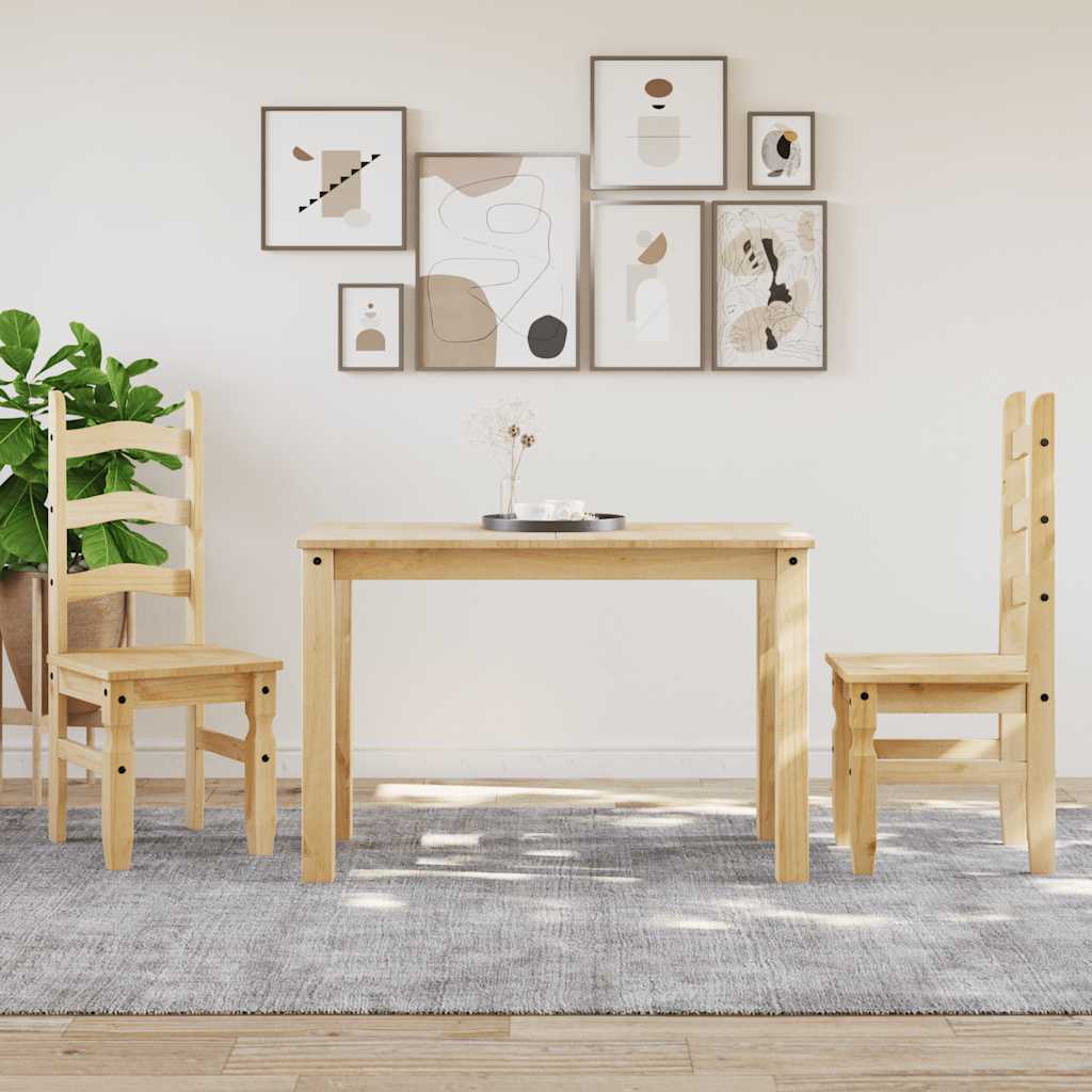 Dining Table PANAMA 112 x 60 x 75 cm Solid Pine Wood
