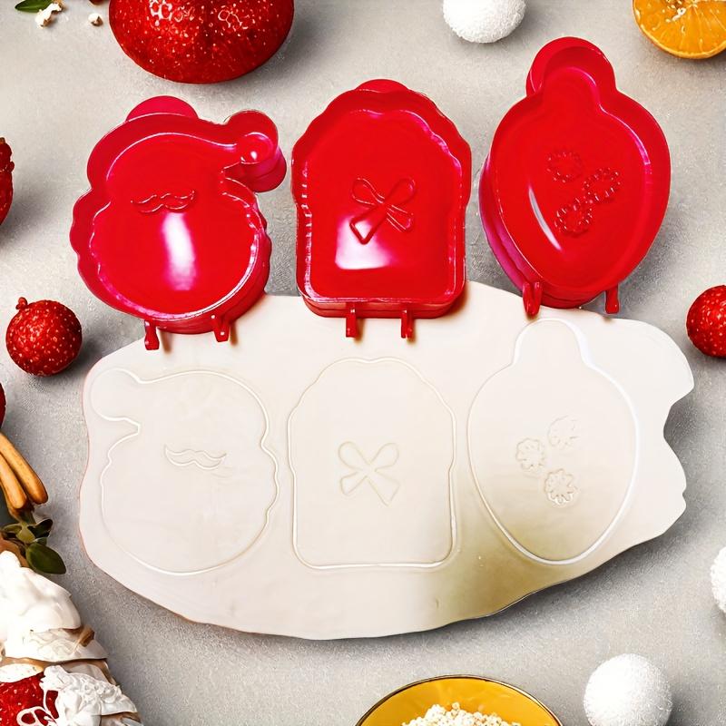 3pcs Christmas Hand Pie Molds Santa Claus Christmas Gift Christmas Hazelnut