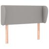 VidaXL Kopfteil mit Ohren Hellgrau 103x23x78/88 cm Stoff