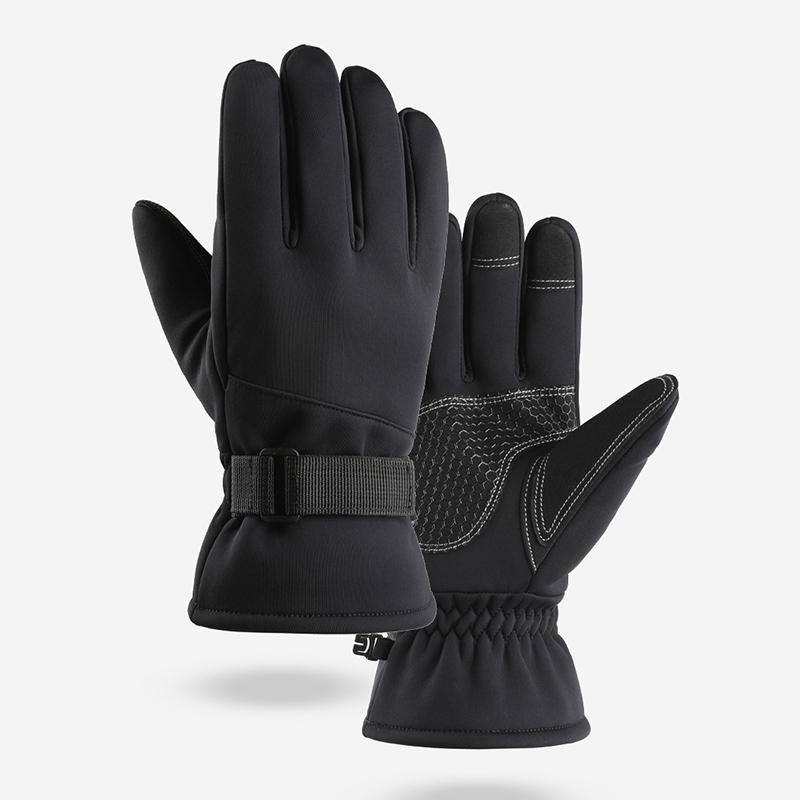 Rukavice na dotykovou obrazovku s přídavkem sametu na ochranu před větrem a horkem Lyžování Horolezectví Nový mráz