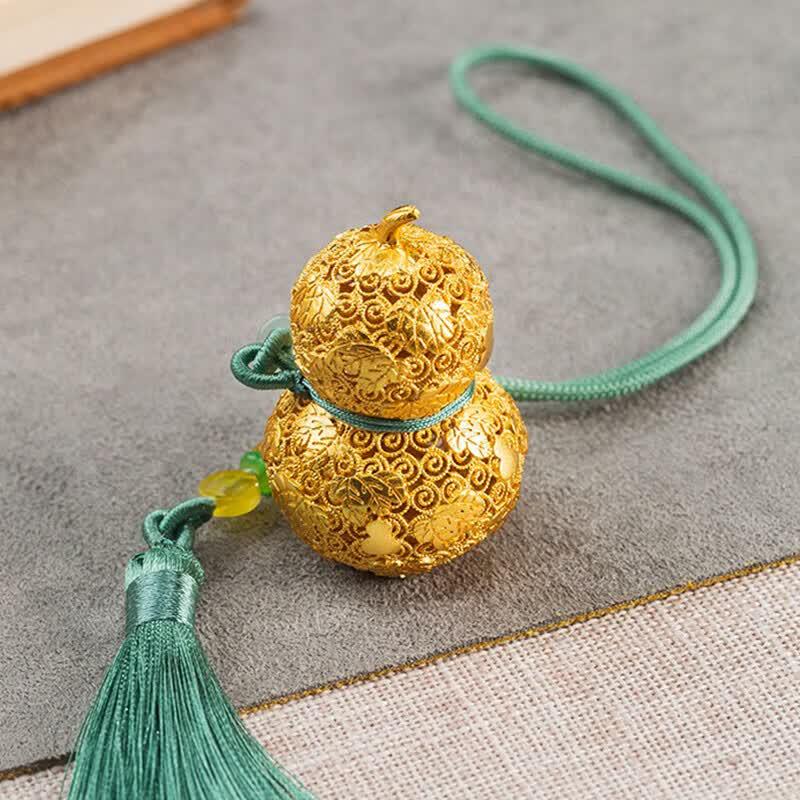 Zhu Bingren Auspicious Copper Gourd Ornament