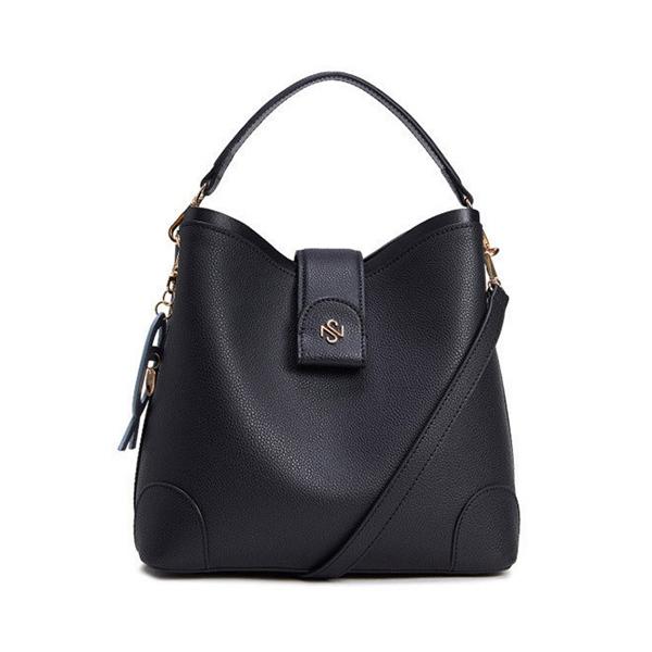 Sonovi Designer Edition Leather Bucket Bag Svfshb705Bk