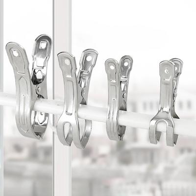 5/6/10/20Pcs Stainless Steel Clips Clothespin Big Beach Chair Towel Clip Clamp For Quilt Windproof Clipping Clamps