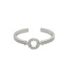 O-ring Women's Fashion Personality Light Luxury Niche Design Sense Simple Index Finger Ins Cold Wind Opening Ring Adjustable
