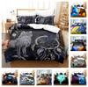 Juego DE cama DE animales 3D, funda nórdica con estampado De lobo, 2/3 AU/EU/US/UK/DE tamaño completo, lavable, decoración del hogar