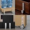 1/2Sets Low Friction Dining Table Glidewheel Wear Resistant Rubber Wheel  Household Moving Tool