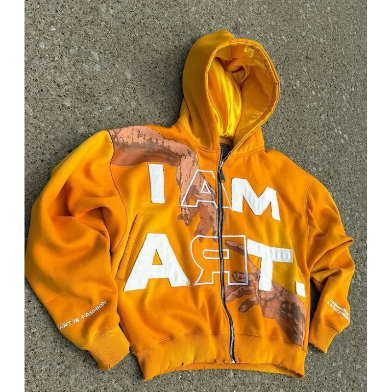 Unisex Oversized Hoodie With 3D Colorful Letter Print Streetwear Y2K Harajuku Style Fall Winter Sweatshirt