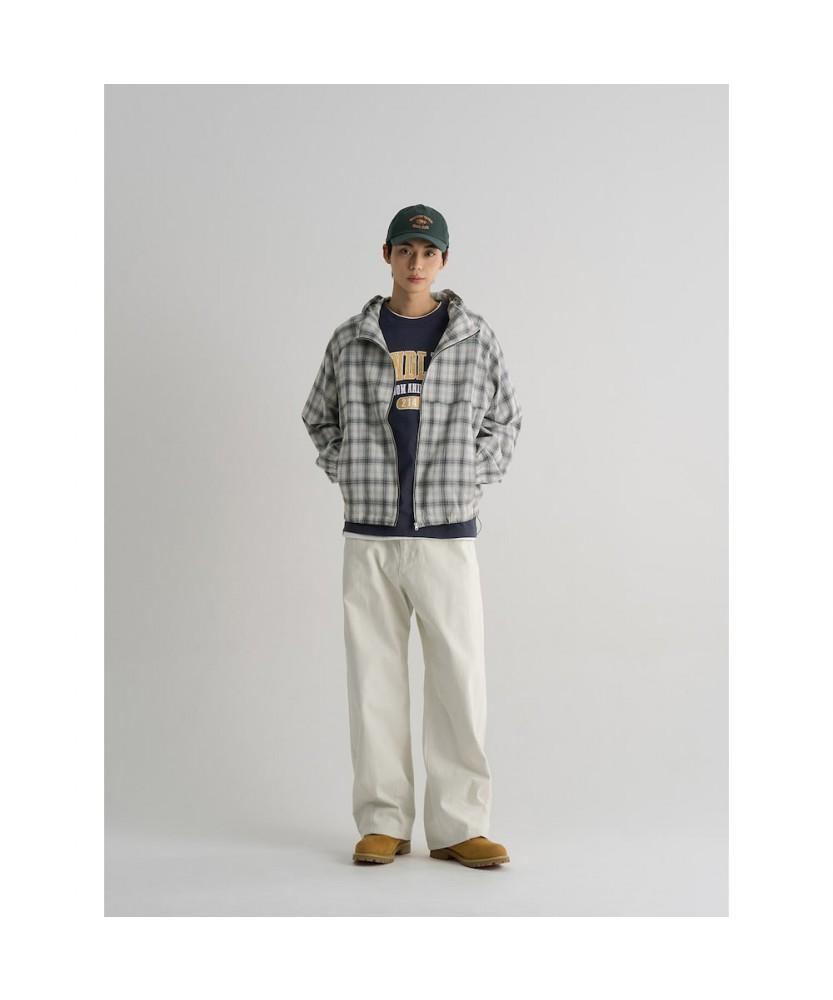 8seconds Casual Check Hooded Jacket Ivory