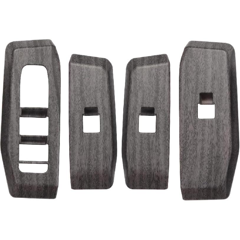 Painel Decorativo de Levantamento de Vidro de 4 Peças RONGSEN para Toyota Land Cruiser 250 1958 Prado Lc250 2024-Presente Painel de Botão de Vidro Modificação Interna