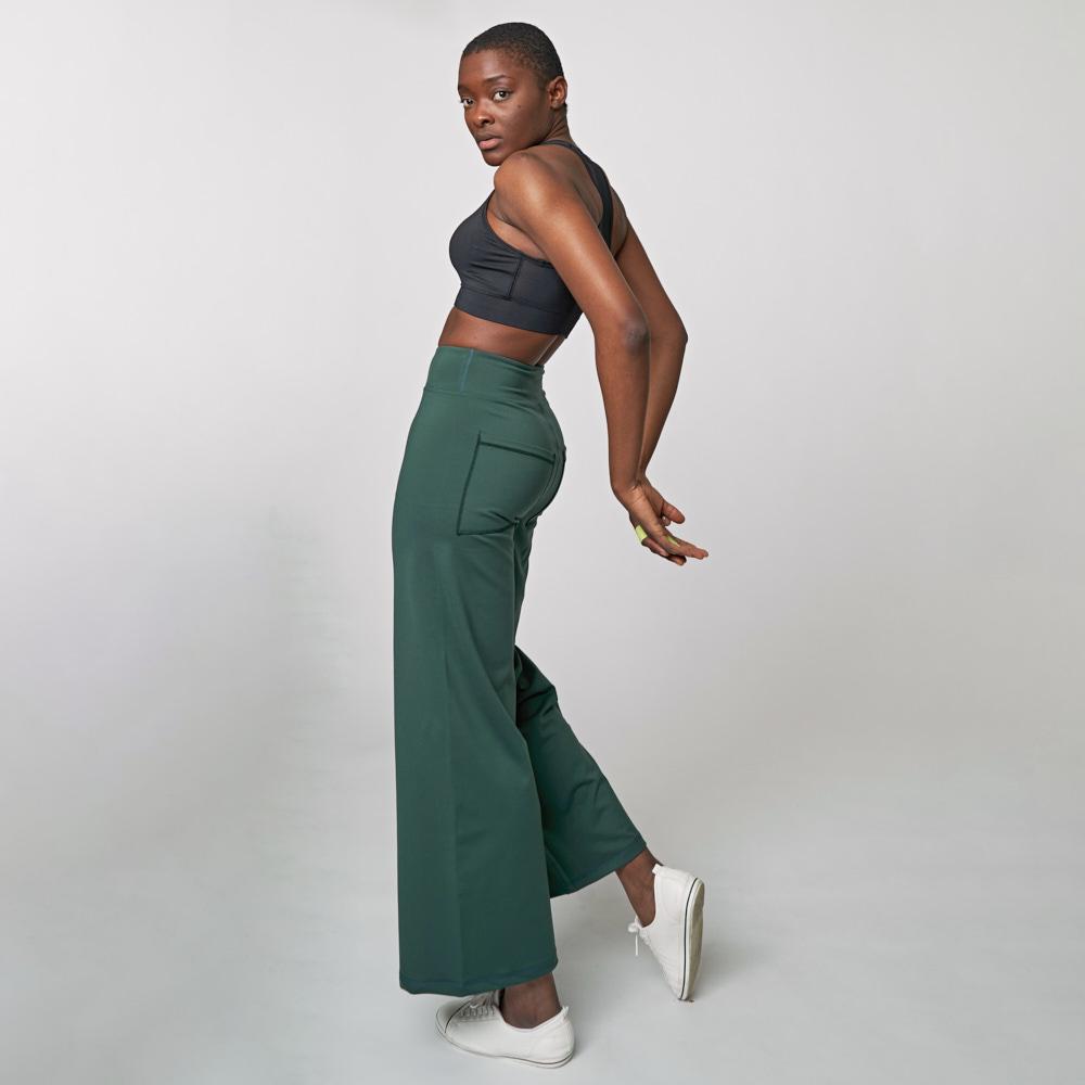 ATHPLATFORM Aw31Pl02 Wide Leggings_Dark Green