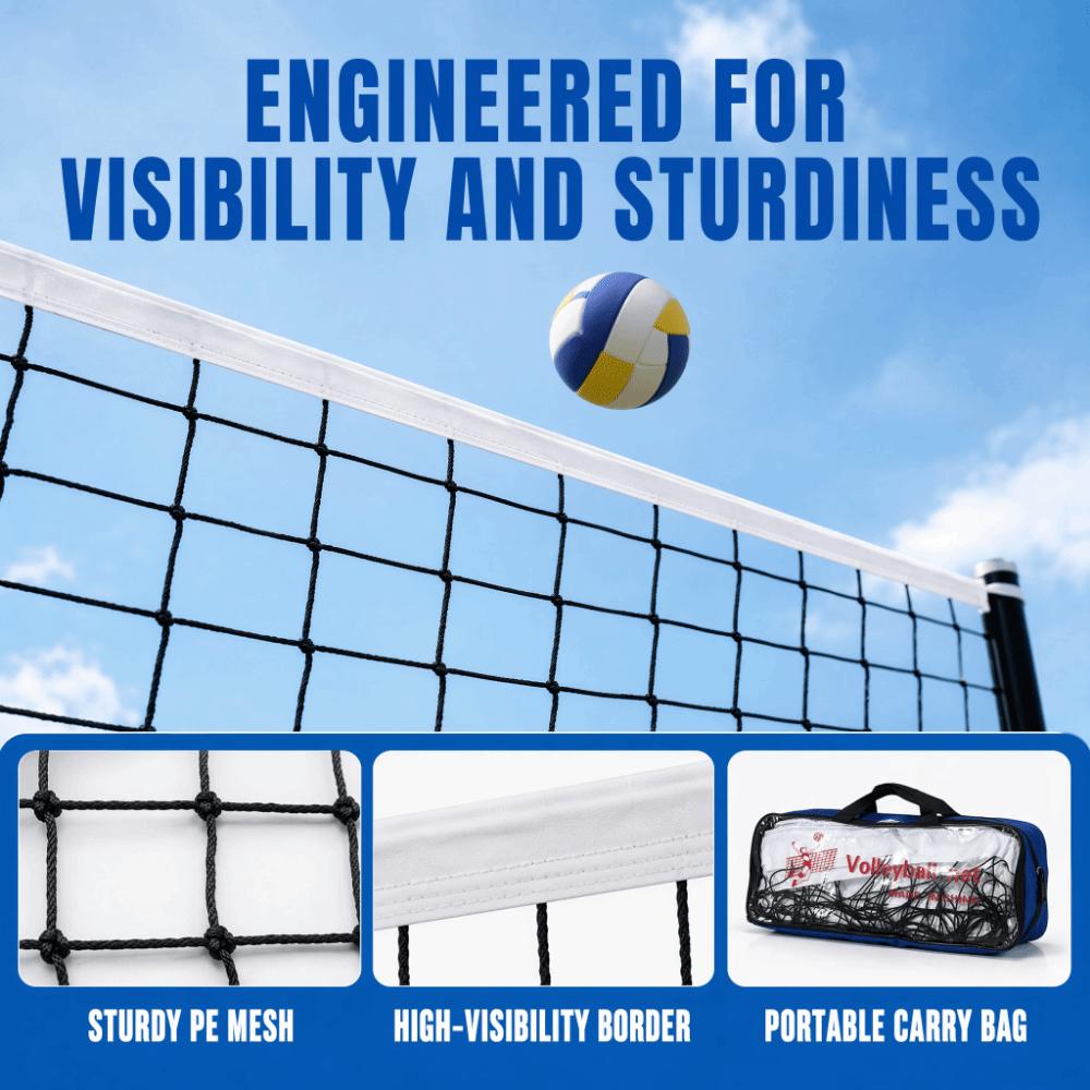 2pcs Standard Size Volleyball Training Net Professional Volleyball Net Indoor Play