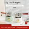 Various DIY Crafting Tools, Melting Pot, Heating Furnace, Insulated Hot Milk Wax Melting Pot, Stainless Steel Small Pot, Wax Melting Pot