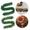 8.8 ft Christmas Garland Artificial Ivy Non Lit Greenery Hanging Xmas Decor for Railing
