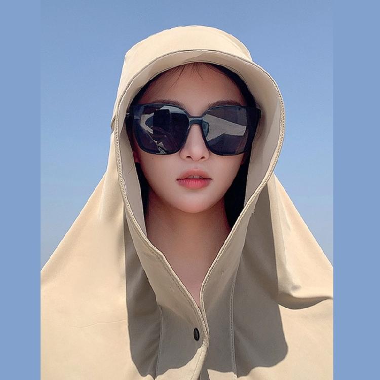 Outside Enthusiasts Ponytail Hat with Neck and Shoulder Cover Hat Teen Visor Hat