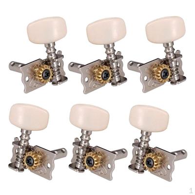 Acoustic Guitar 3L3R Open String Button Tuning Key Pegs Knobs Parts