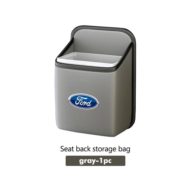 AAAMK1 For Ford Car Trash Bin Seat Back Hanging Storage Can Garbage Organizer Escape Ecosport Fusion Explorer Expedition Taurus