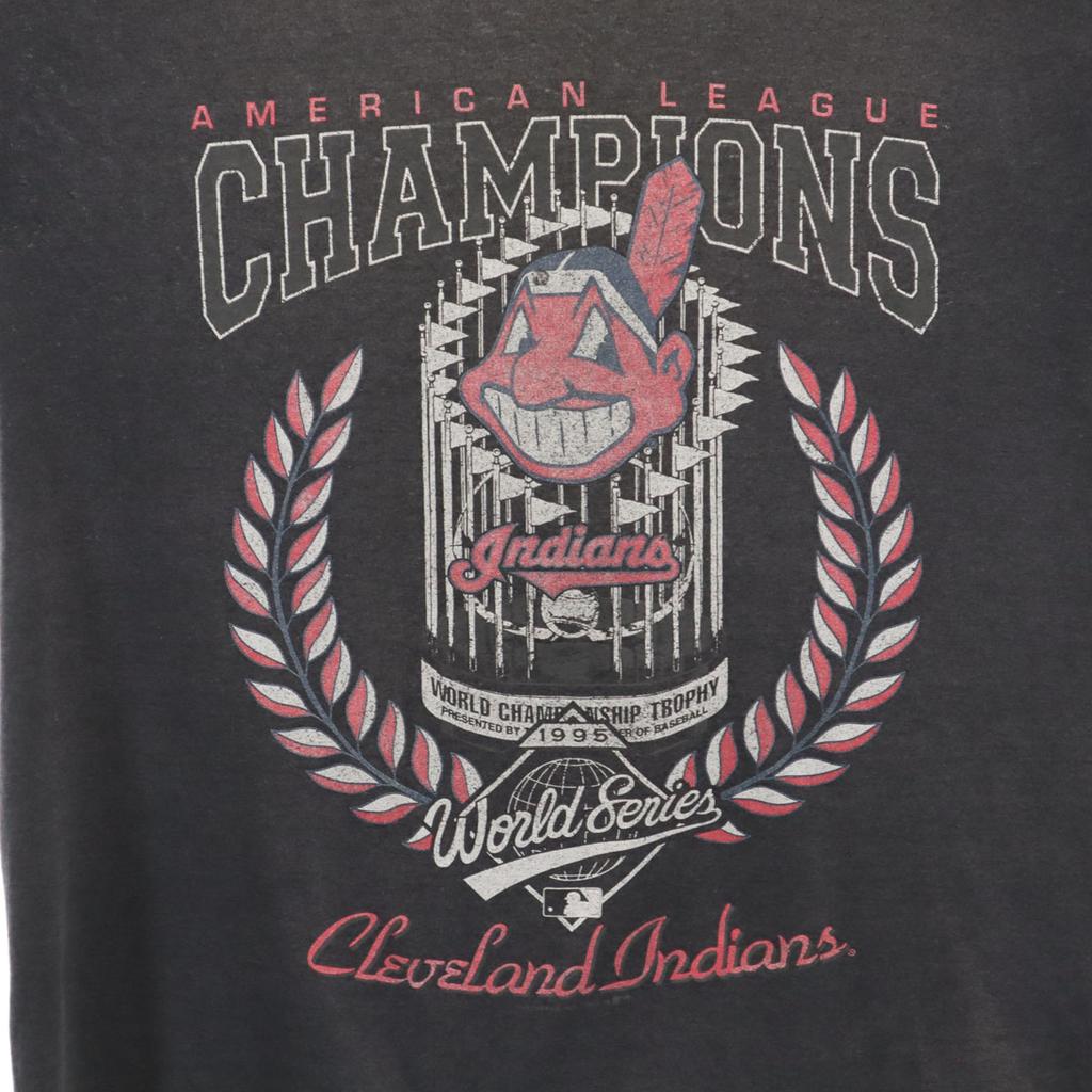 TENNESSEE RIVER 90s Made In USA Old Cleveland Indians Short Sleeve T-shirt Men's Used