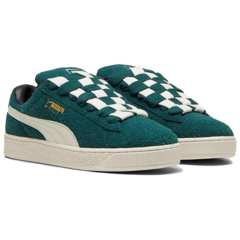 Puma XL Jackhammer Unisex Green Low Top Sneakers Comfortable Versatile Thin Sole Wear Resistant 398932-01