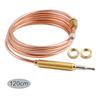 1 Stück 600-1500mm M8 Thermoelement Ersatzsonde für Gasbrenner Kamine BBQ Zubehör Elektrowerkzeug Zubehör