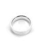 Lionheart Ring LH for Gift Hammered Flat Silver Size 19 Ring, 925,