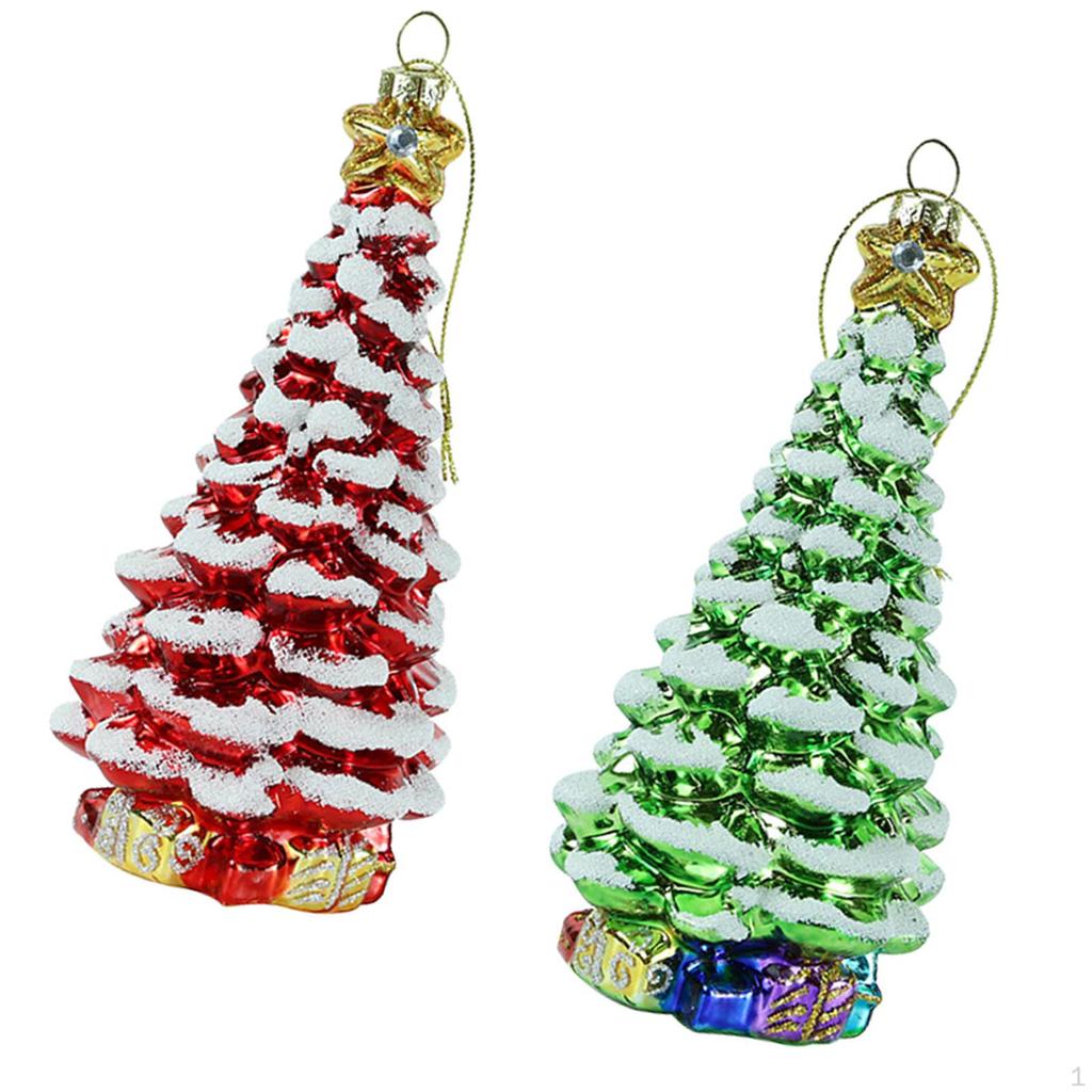 2x tree Pendant, Ornament Centerpiece for Decoration Walkway Office Party