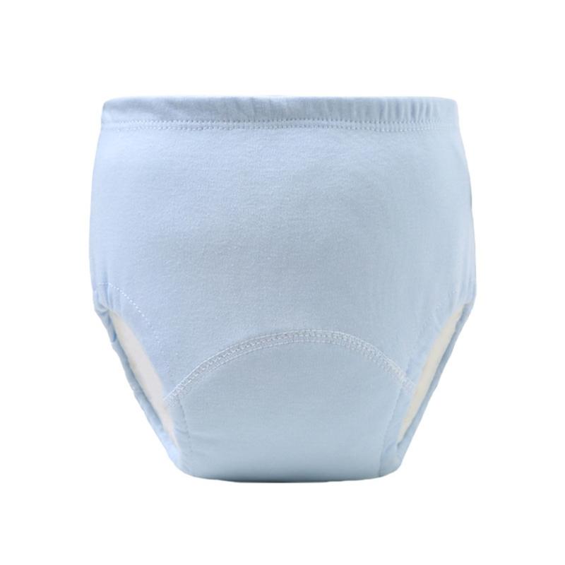 Тренировочные трусы для мальчиков и девочек, непромокаемые, для приучения к горшку, переход от подгузников 90 синий