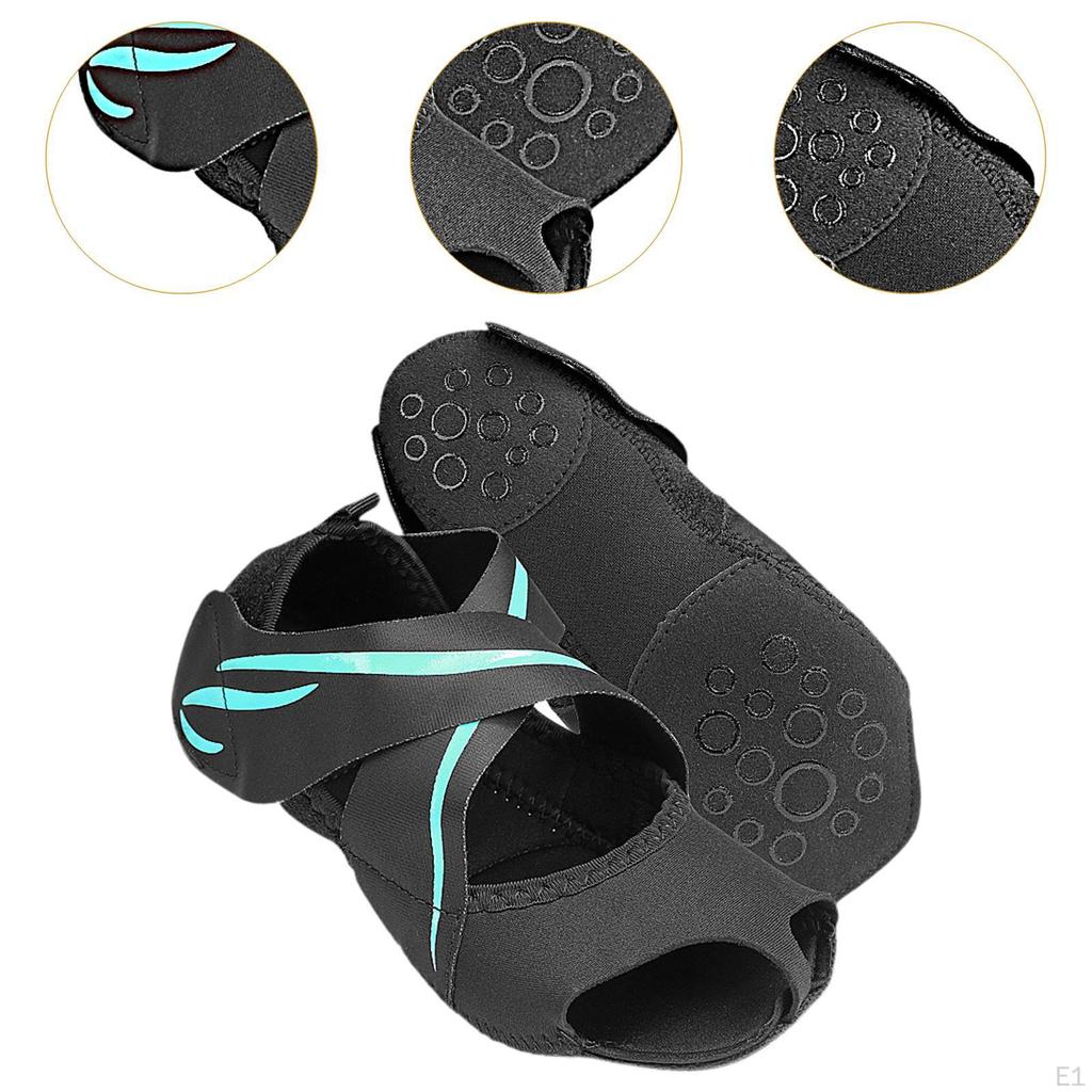 Socks for Women Grip Cross Tie Breathable Anti Skid Toeless Sports Fitness, Workout,