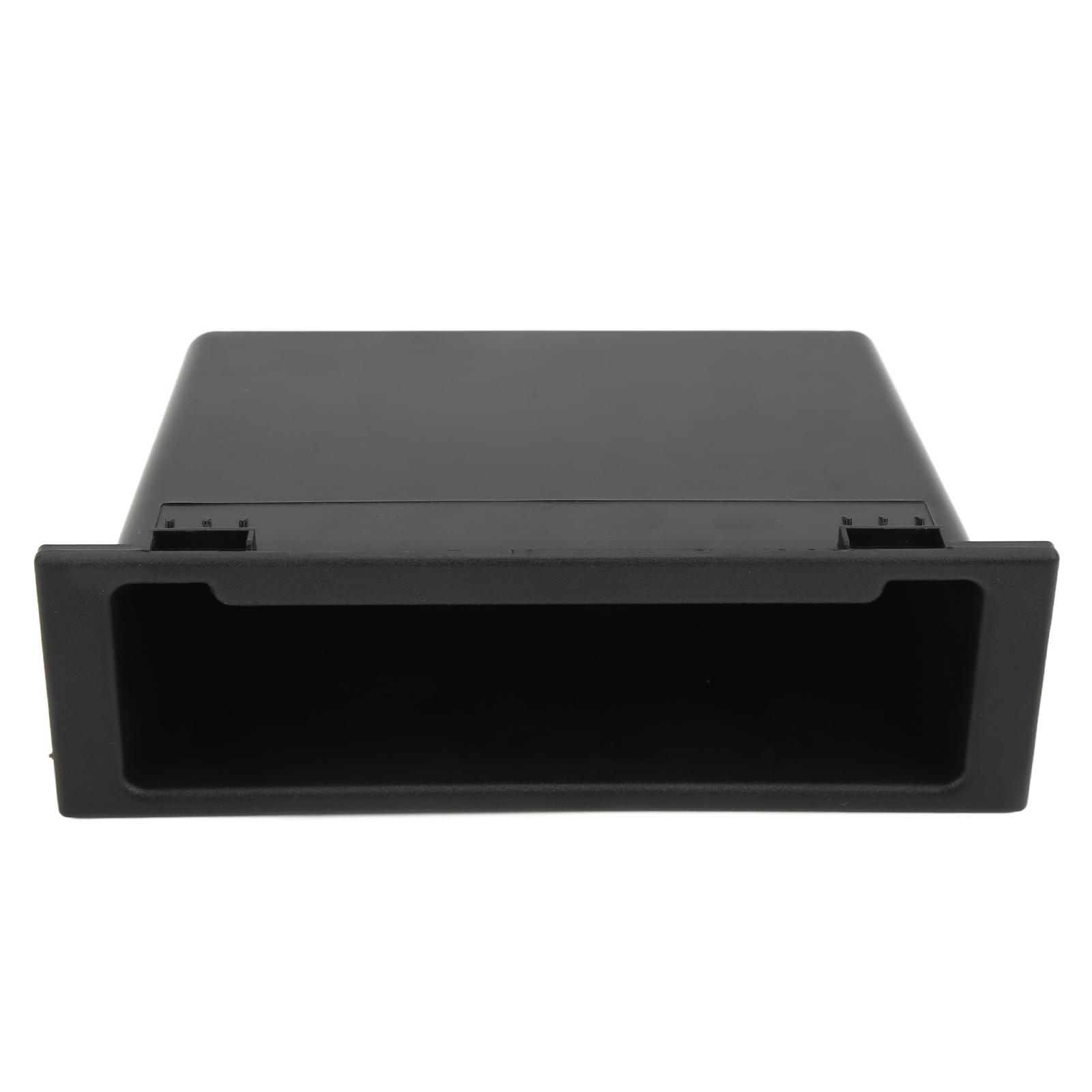 Car Stereo Radio Storage Box Interior Dash Radio Organizer Single Din for Car Replacement for MAZDA чёрный