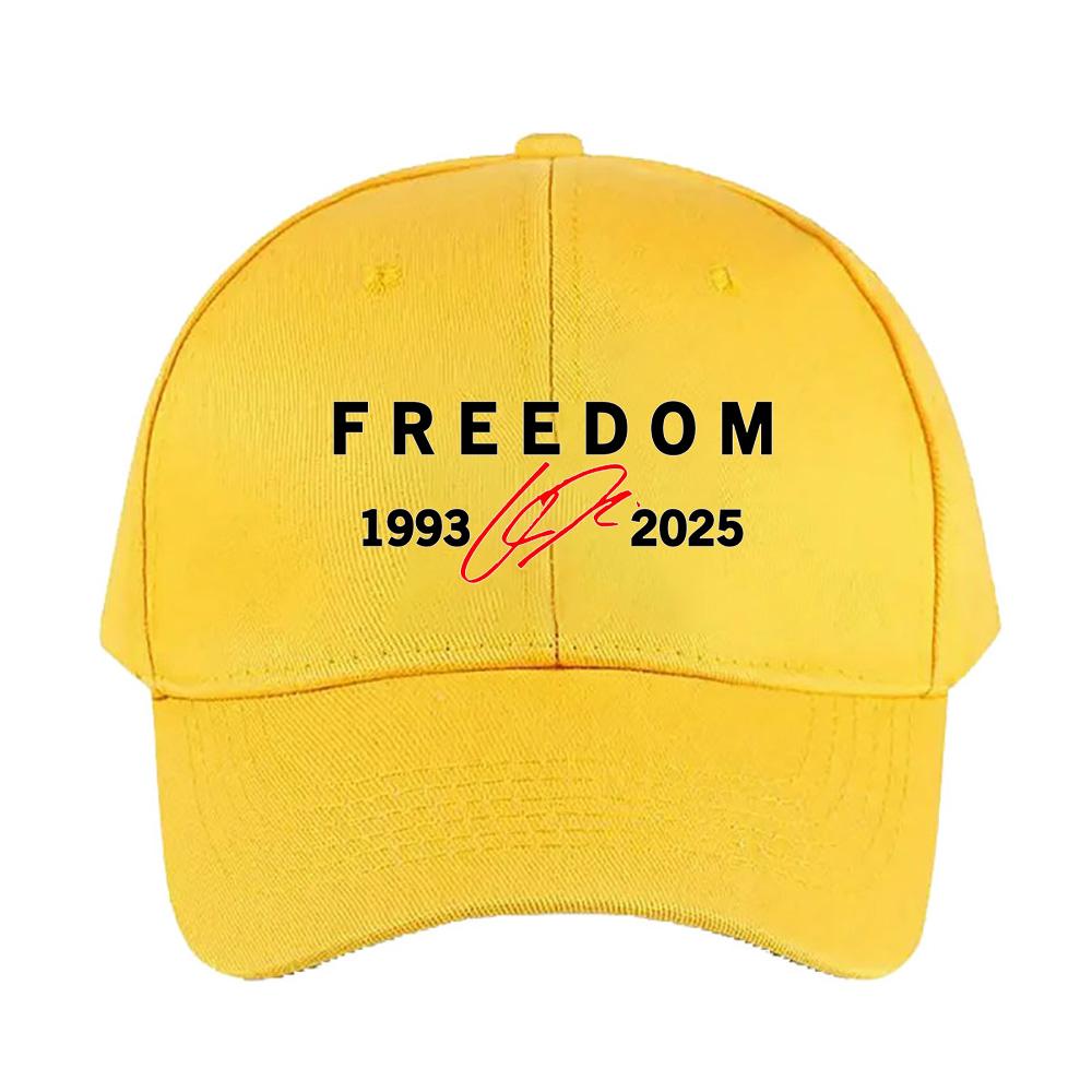 Freedom Red Signature  Charlie Kirk Cap Summer Woman Man Adult Casual Adjustable Printed Baseball Caps Trucker Cap
