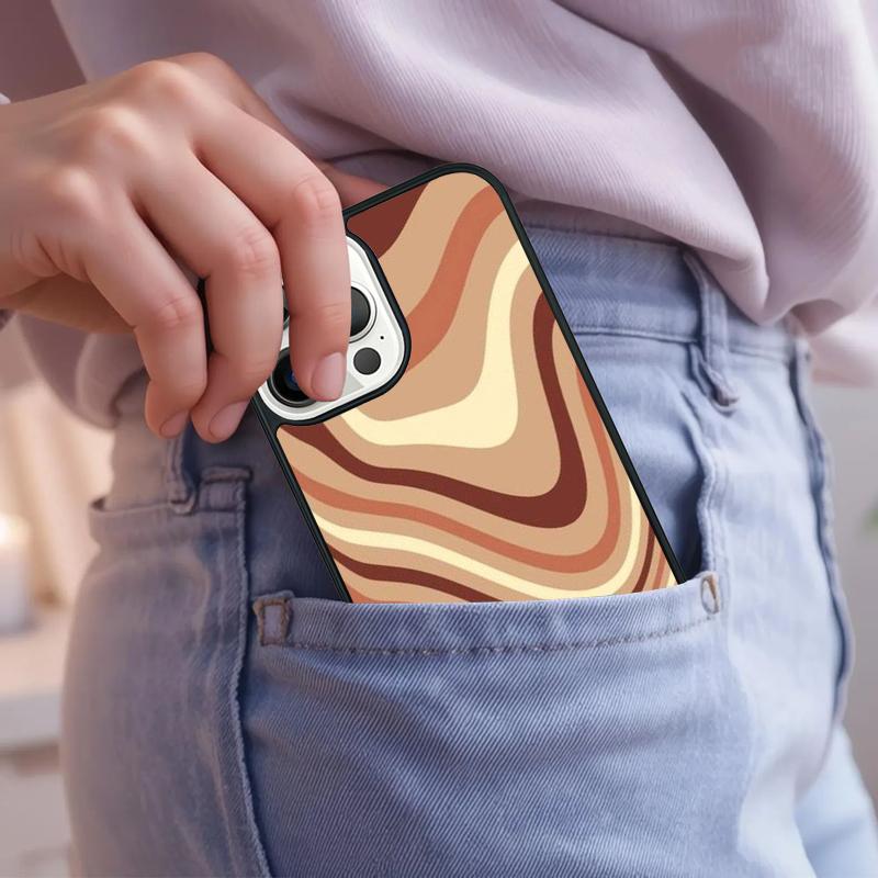 Liquid Swirl Abstract Beige Sage Green Phone Case For iPhone 17 Air 15 16e 14 13 Pro Max Coque 12 11 Pro Max PLUS cover