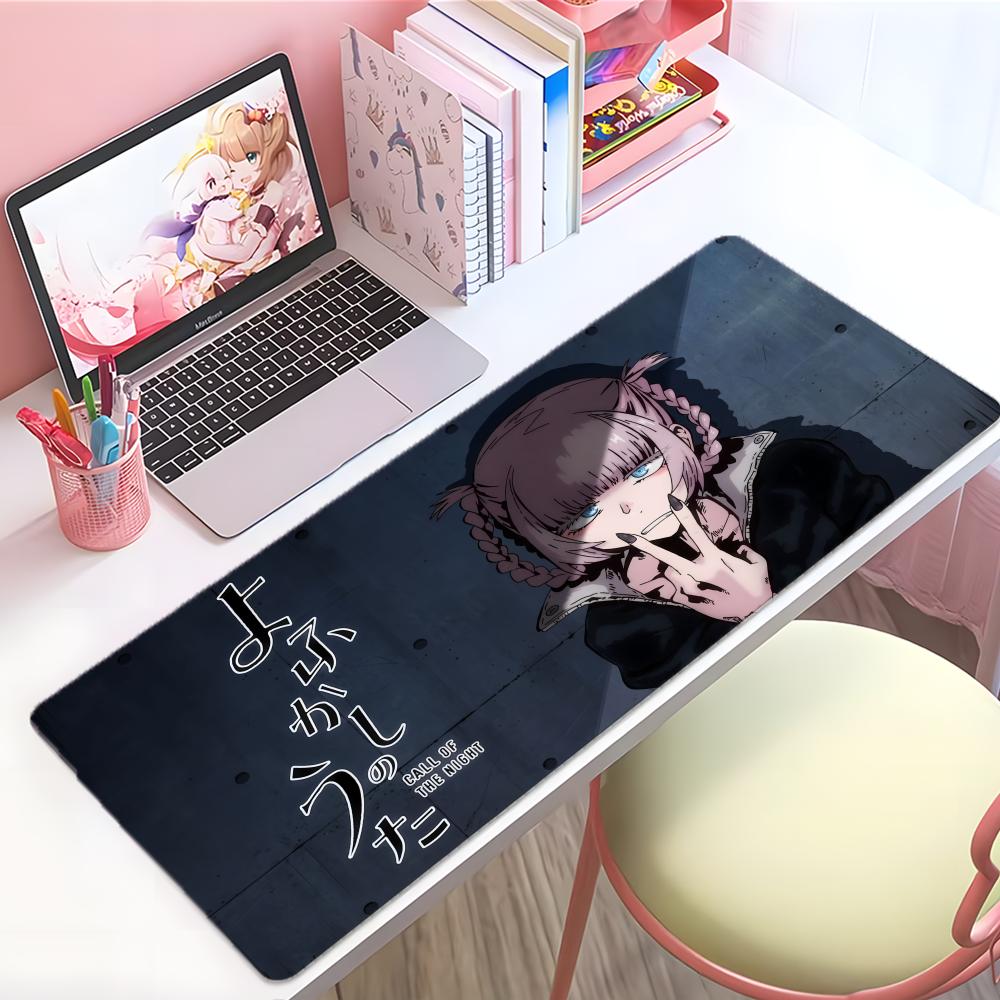 Anime Yyofukashi No Uta Nanakusa Nazuna Mouse Pad Large Thick Desk Pad Stitched Edges Gaming Mouse Mat For Pc