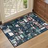 Abstrakter Geometrischer Teppich Gesprenkelter Antik Strukturierter Teppich Retro Stil Wohnzimmer Küche Eingang Schuhwechsel Rutschfeste Fußmatte