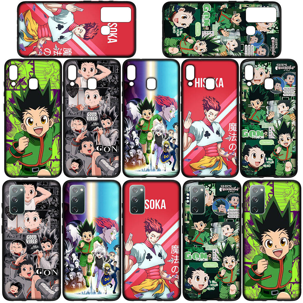 for Samsung Galaxy S25 S24 S23 iPhone 17 16 15 Xiaomi Redmi Note 14 13 12 11 Plus Pro Max XR Case Gon Freecss Hunter X Hunter Killua OPPO Huawei Cover