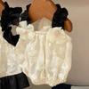 Casual Polyester Dog Sling Dress Breathable XS~XL Ins Pet Clothes Pet Costume Pet Floral Bubble Skirt Spring/Summer