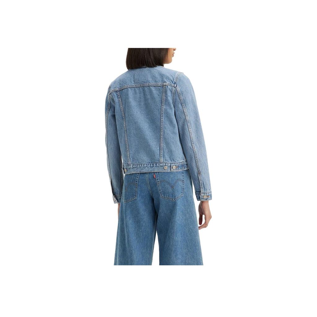 Levis Heart Print Denim Jacket Women jackets Blue 29945-0146