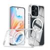 KEYSION HD Transparent Magnetic Case for MagSafe for OPPO Reno 14 F 5G 13 F 4G 12 F 5G Clear Shockproof Phone Back Cover