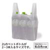Chemical Japan Plastiktüten, Handtasche, milchig weiß, 100 Stück, Größe für 2-Liter-Plastikflaschen, halbtransparent, 2,3 SW-40