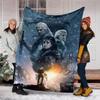 1pc The Witcher Theme Blanket - Digital Print, Polyester, Cozy for All Seasons, Perfect for Outdoor, and Travel