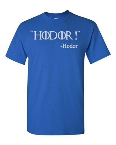 Hodor TV Novelty DT Adult T-Shirt Tee Unisex T-Shirt M