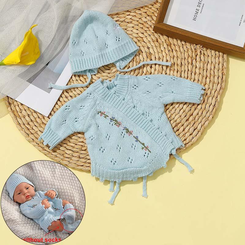 Baby Doll Clothes for 15.75inch Reborn Baby Doll Sweater Jumpsuit Clothes Accessories Cute Fashion For 40cm Baby Doll Accessorie