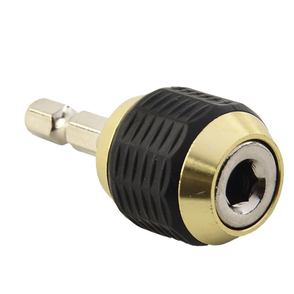 2pcs Hex Shank 60mm Keyless Drill Chuck Driver Quick Change Convertor Adapter